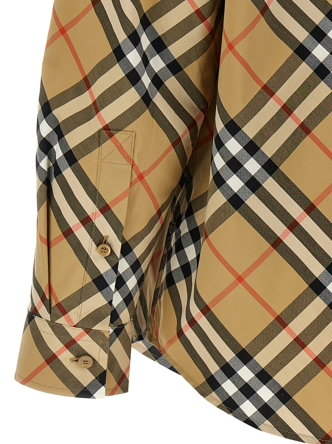Burberry Check Shirt Camicie - Beige | 2642887463d5bd67424d189a62b13f47dfd258f3
