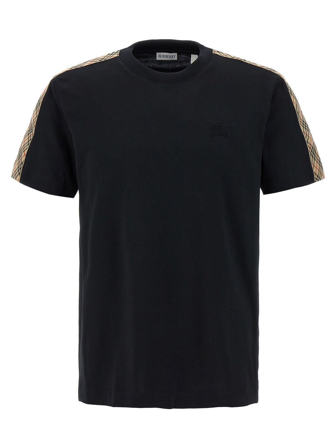 Burberry Check Tape T shirt - Nero | b2212d94ae4802970154fff79697f7ec4fa18913
