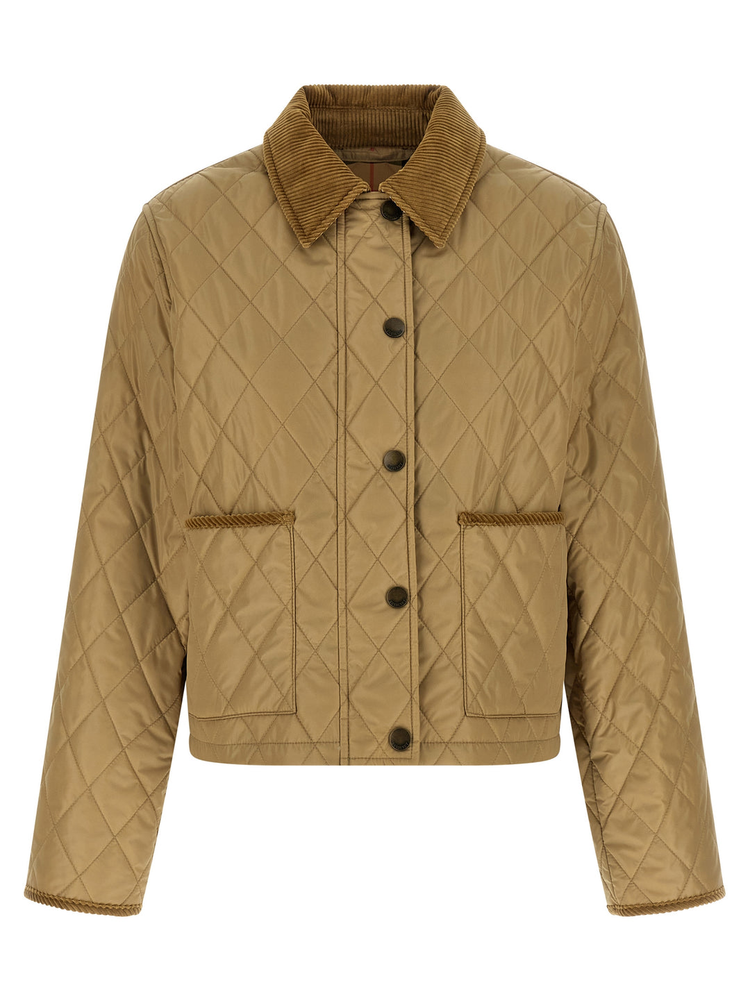 Burberry Tal Puffer Jackets - Beige | 73650ef2bce11dc748116d2e0d0f74e30ee7e018