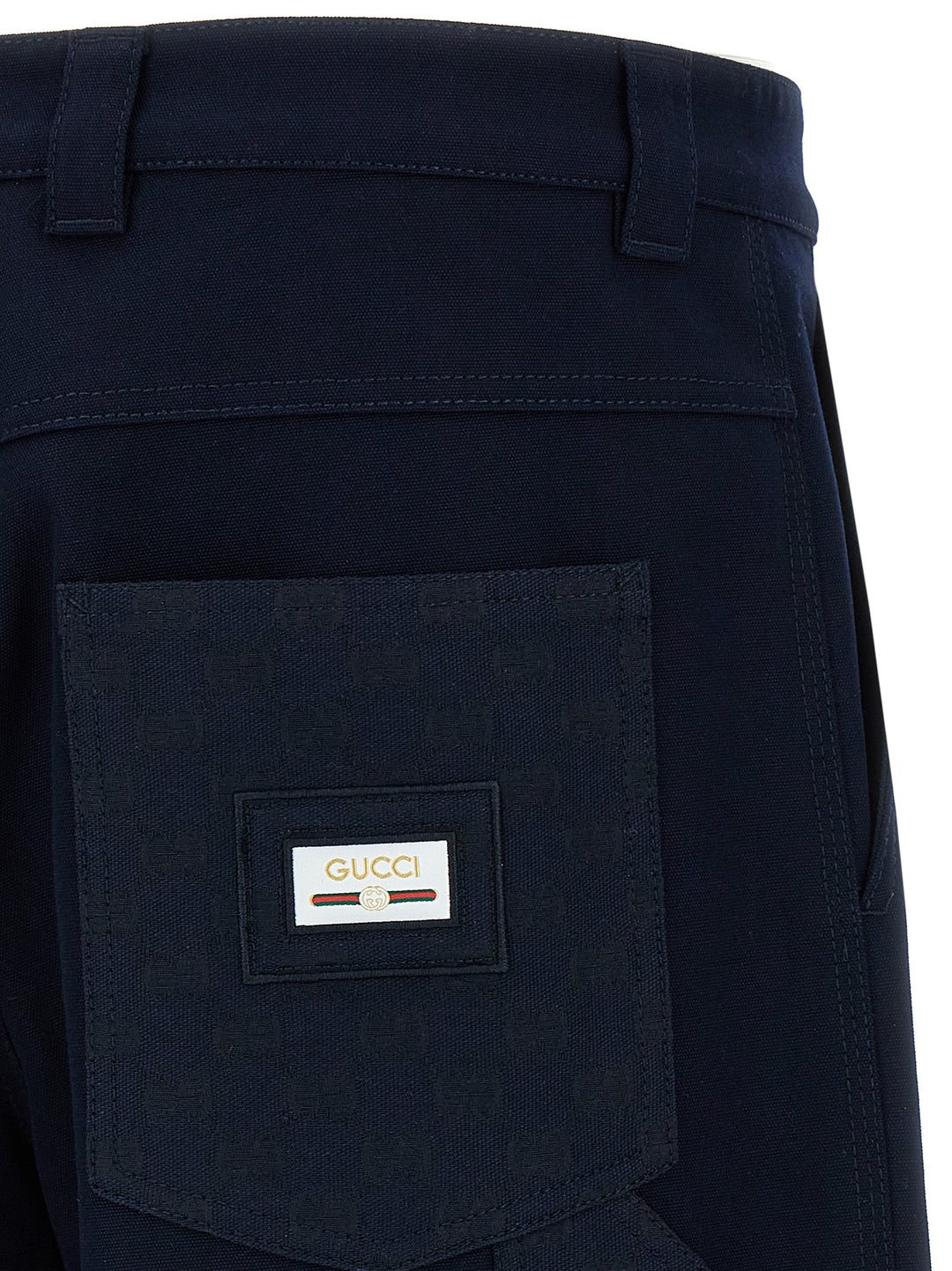 Gucci Gucci Incrocio Gg Pantaloni - Blu | 3018e75bba965f09a2cf96c1558b3ea139411164