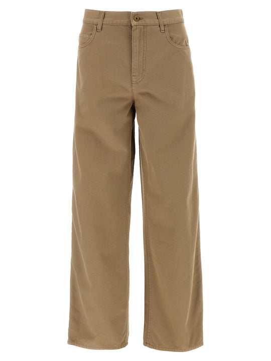 5-Pocket Pantaloni Beige