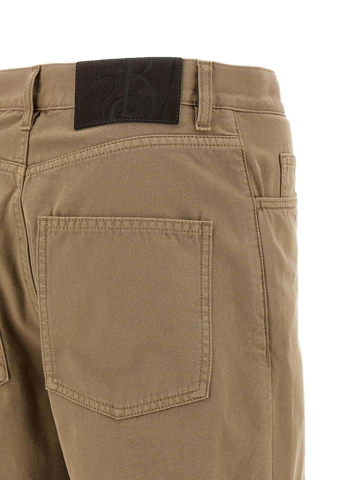 Burberry 5-Pocket Pantaloni - Beige | 9a3d1616b8a9f55352fe184e5c21482bd3753586