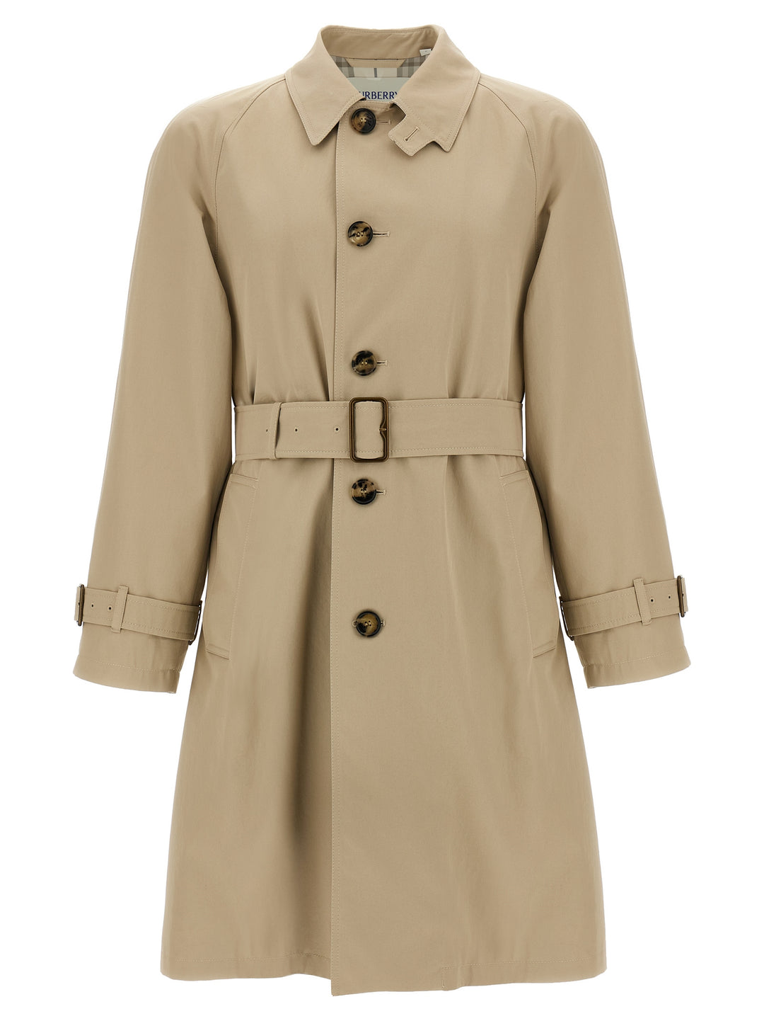 Burberry Car Coat Gabardine Trench e Impermeabili - Beige | 2c8e02f799a342f3c883da7e38acf4c203f3d204