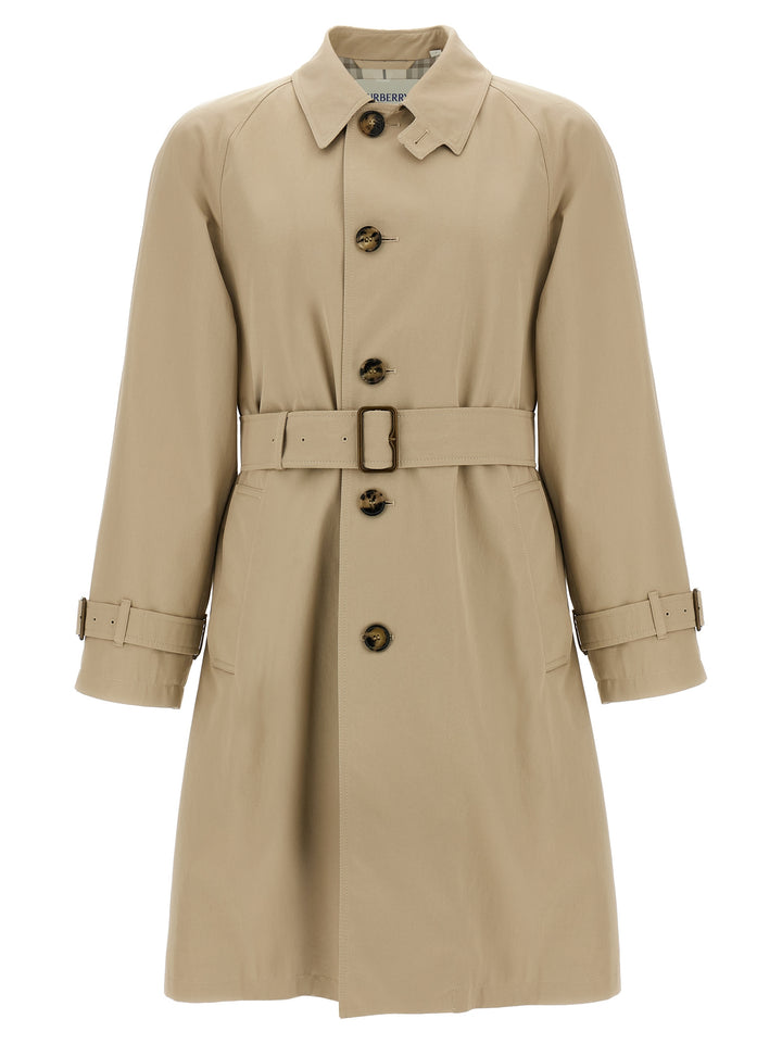 Burberry Car Coat Gabardine Trench e Impermeabili - Beige | 2c8e02f799a342f3c883da7e38acf4c203f3d204