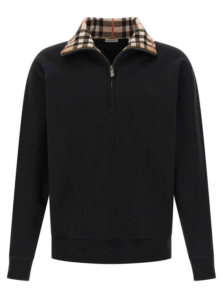 Burberry Check Felpe - Nero | 07718ad356ad246bb366e75f950a4ca17d55dc14