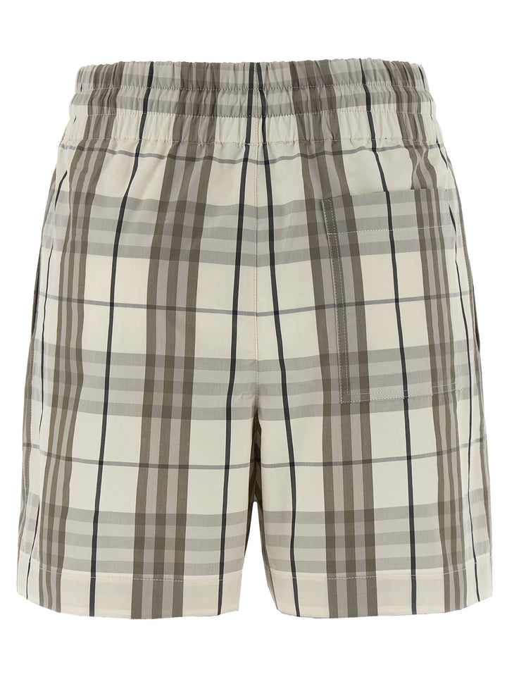 Burberry Check Bermuda Shorts Bermuda e Short - Grigio | ef9e485814920f9656c187a5a9106369c002d5ae