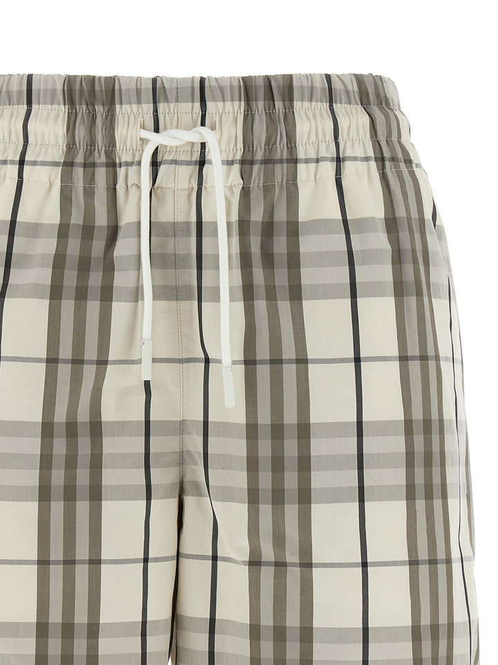 Burberry Check Bermuda Shorts Bermuda e Short - Grigio | b2136e97c7c37ab1ce72785eb96055c3107374c4