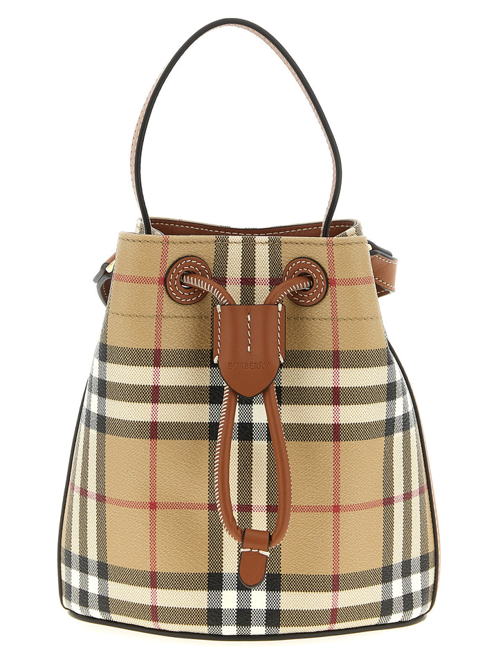 Burberry Check Bucket Bag Borse a Tracolla - Multicolor | c6b7fbab76f9d3521b2a383e7cfac6417c9a53dd