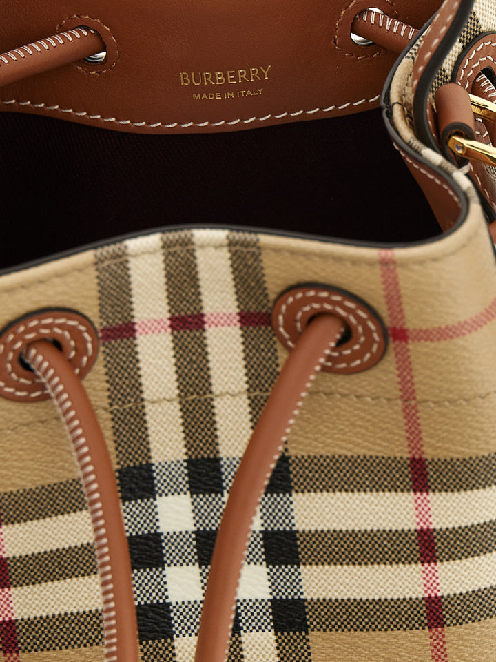 Burberry Check Bucket Bag Borse a Tracolla - Multicolor | f18171fa85100372fc0dbeb27d076212ce6839ee