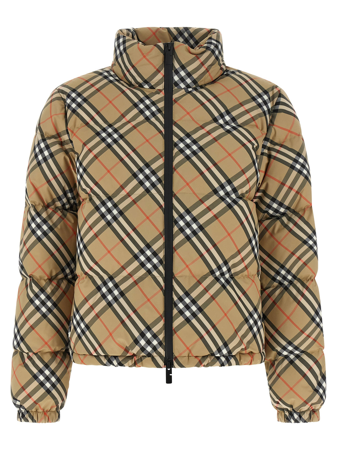 Burberry Ambleside Check Puffer Jackets - Beige | 82794ddc79d677fb2cc15367acde42c8dcb130d4