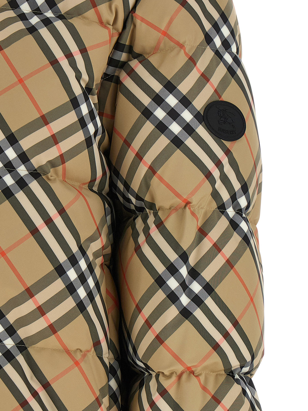 Burberry Ambleside Check Puffer Jackets - Beige | fbc33df0ef624e09ace0d2e9b4413ac1a0105bc5