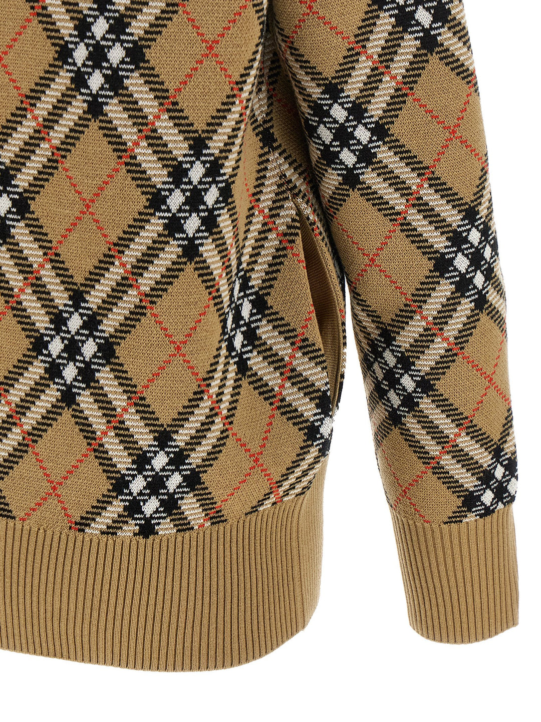 Burberry Cardigan Burberry Check Maglioni - Beige | 09f4145c3dd820d6c0fdc71fe4f932ff649e1c44
