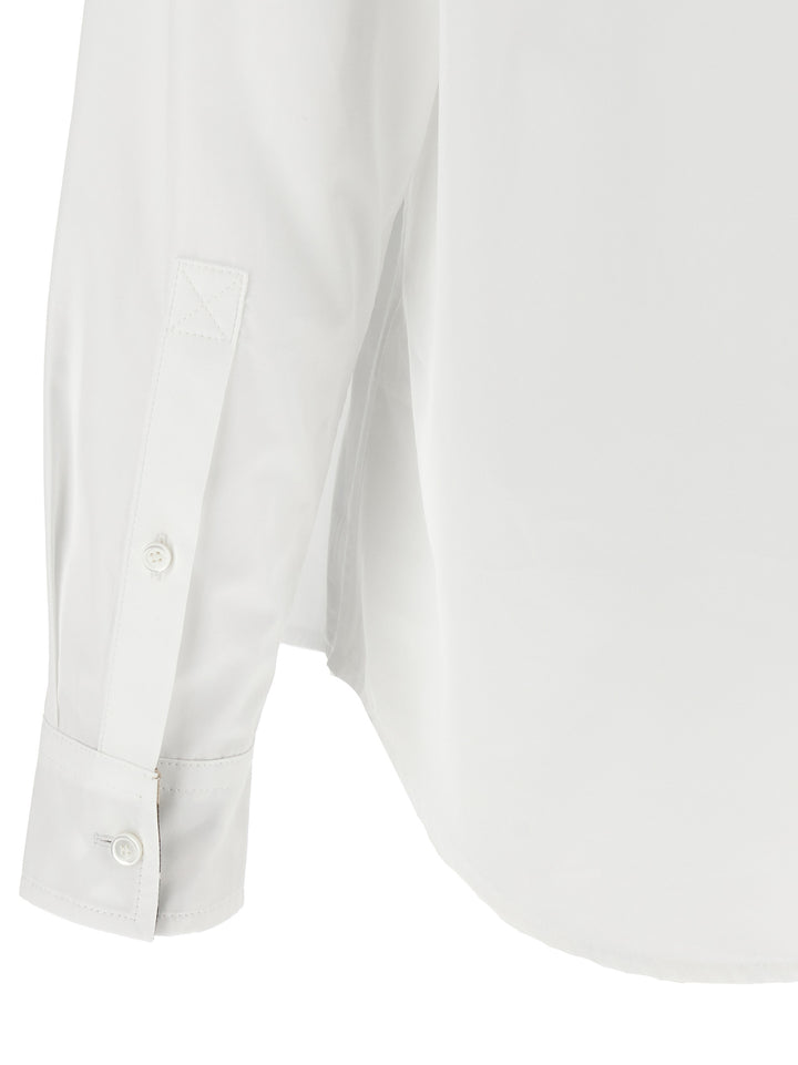 Burberry Burberry Check Insert Shirt Camicie - Bianco | 1e146d9780999cf6967f31ec32883c1402d75604