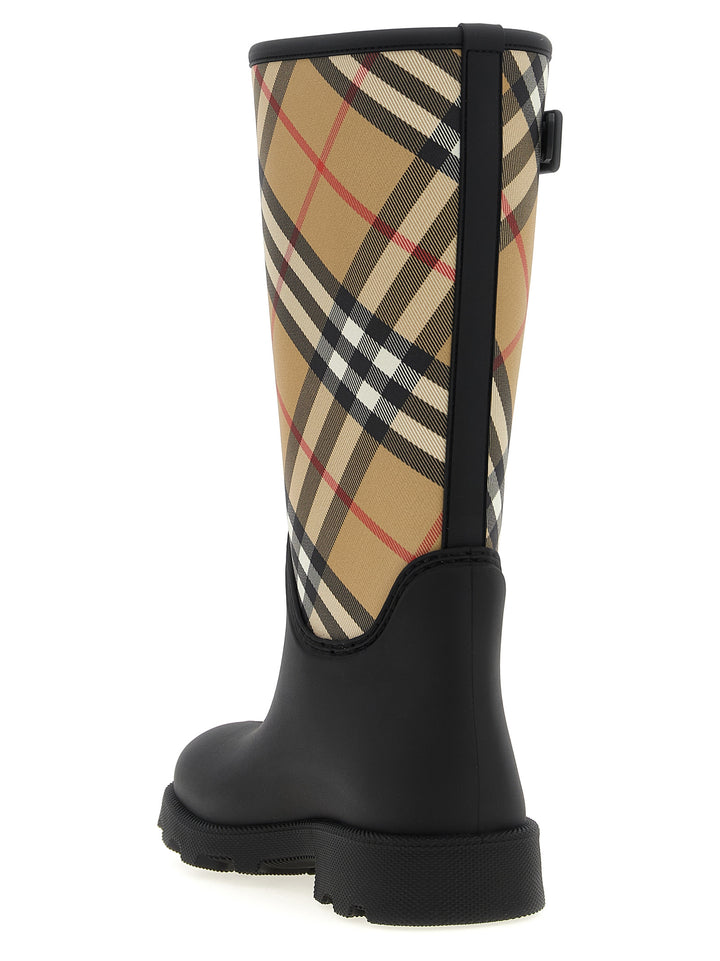 Burberry Marsh Stamp Stivali e Stivaletti - Nero | 240a92adf9329224eca5b459d7fa481516d34416