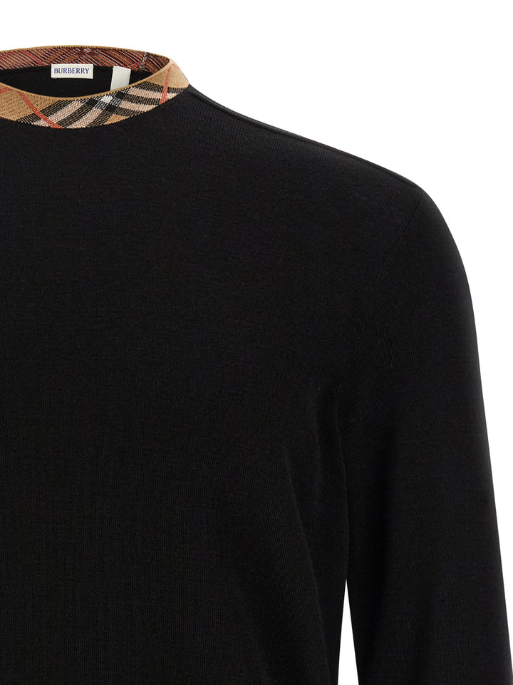 Burberry Check Maglioni - Nero | 99e11f3085e6c517a010eb716b8b002338860e17