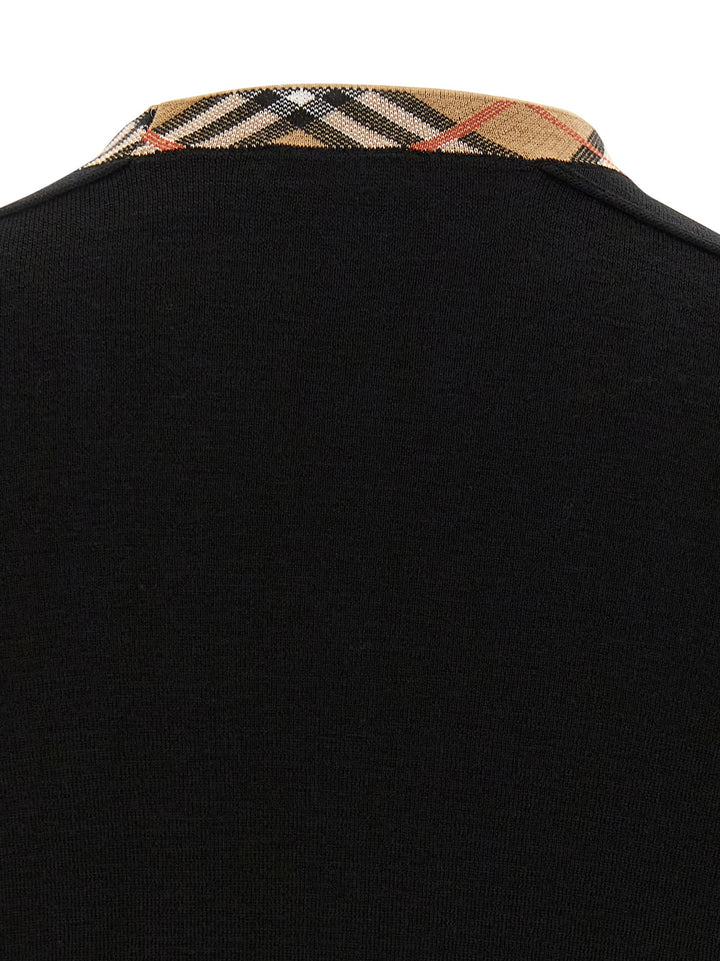 Burberry Check Maglioni - Nero | b610db9139da9fe4603d185888f212b7e11ee5e3