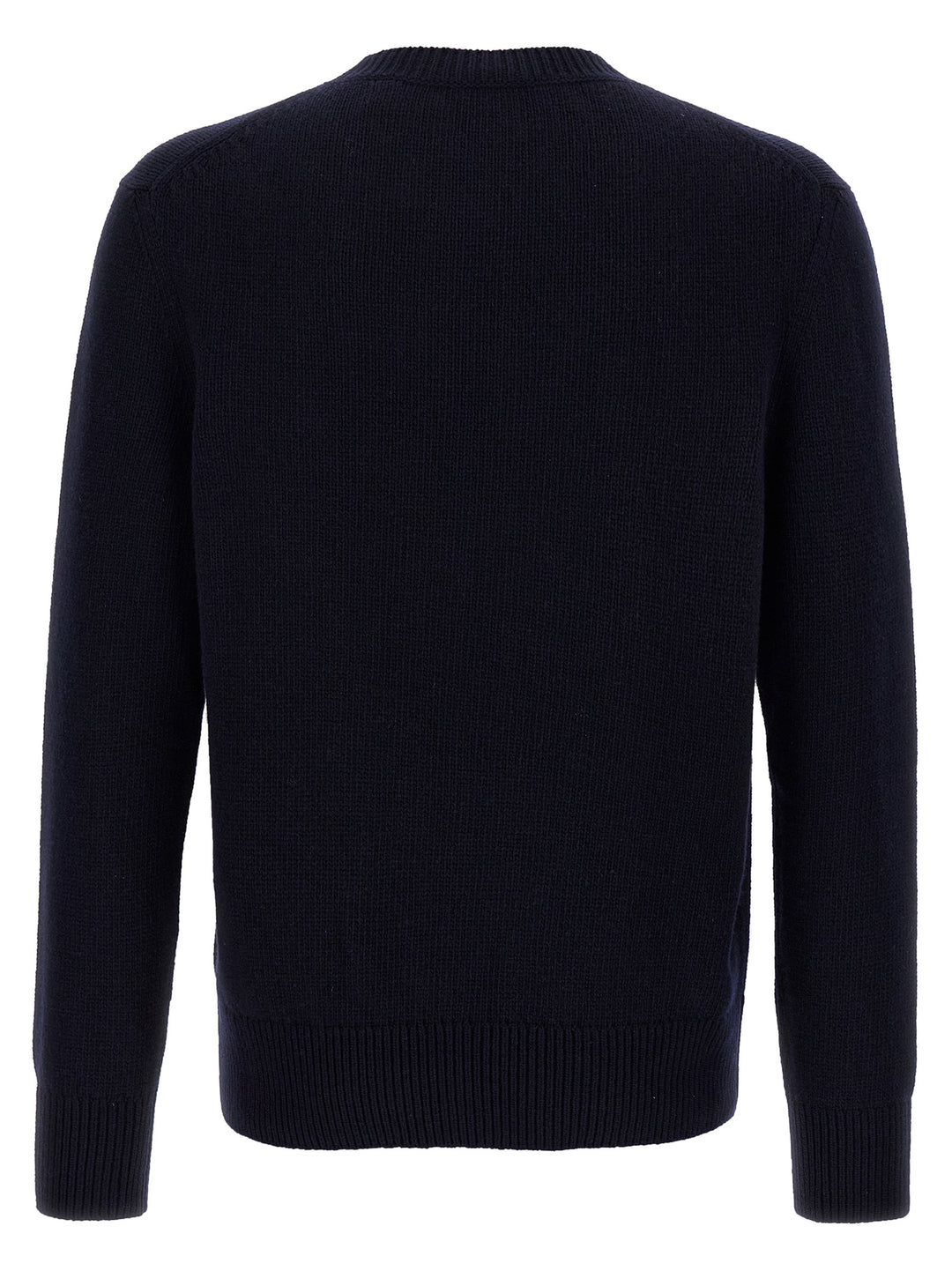 Burberry Logo Intarsia Sweater Maglioni - Blu | 2be48dafddba2af7689a75848d83a73de8557cdf