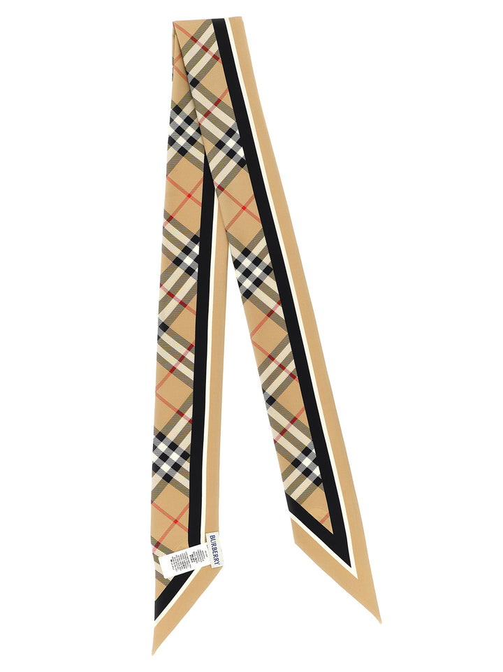 Burberry Silk Bandeau Sciarpe - Beige | 8910a36e78dda79a6d4c52bacd852db6ee27c637