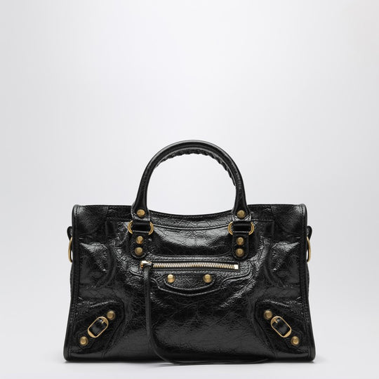 Le City Small Bag In Black/Antique Gold