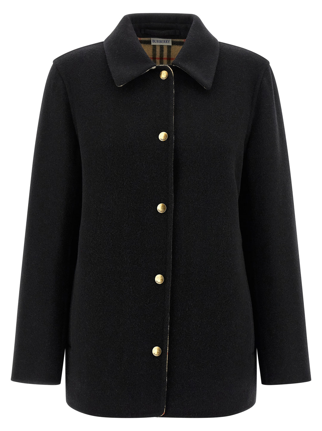 Burberry Burberry Check Lining Jacket, Puffer Jackets - Nero | 2ac22635fcaadfb93fce91926a81280746a807bd