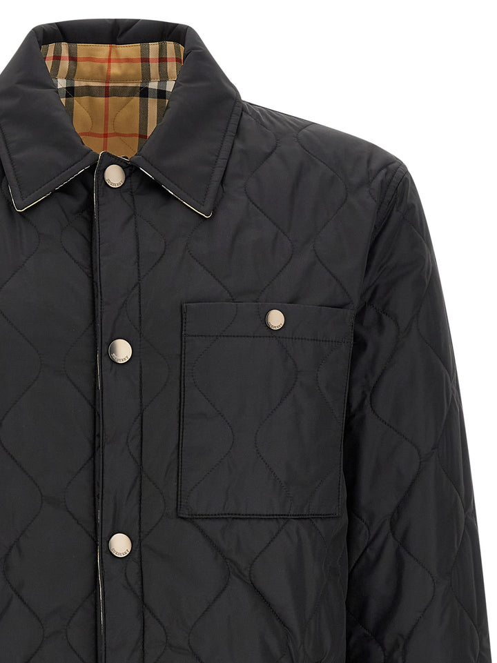 Burberry Brighton Puffer Jackets - Nero | b499fc2f7ac33d8fbfdb73137af839e5e19d5a71