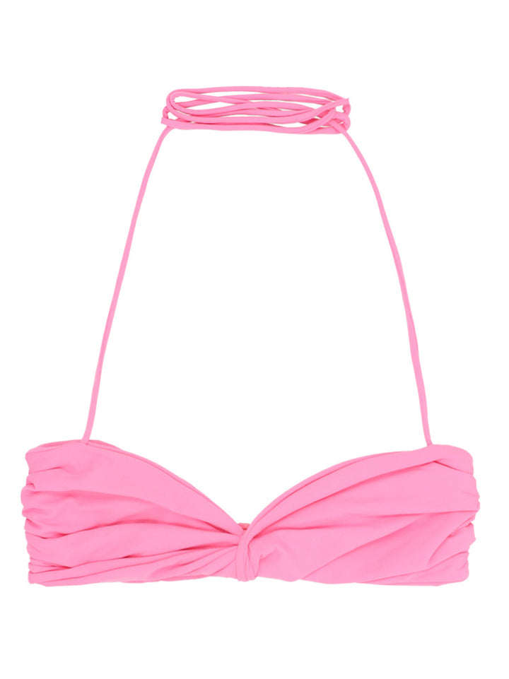 Magda Butrym Knot Bikini Top Beachwear - Rosa | 3103a475a6b130ccc7501085770e85f22d48f3b2