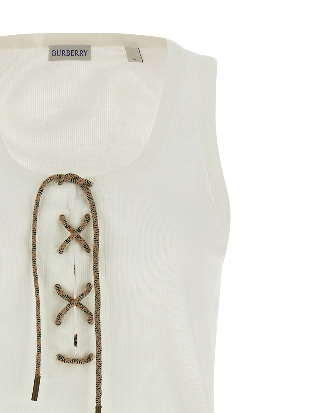 Burberry Cleo Top - Bianco | e4f99ffdb7a0ce55ea586e58d806c2cb8f9970ba
