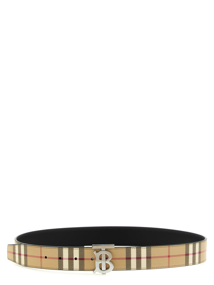 Burberry Logo Buckle Reversible Belt Cinture - Beige | 8f5ec08edc11e55a1254619f9b48a1bc7557b667