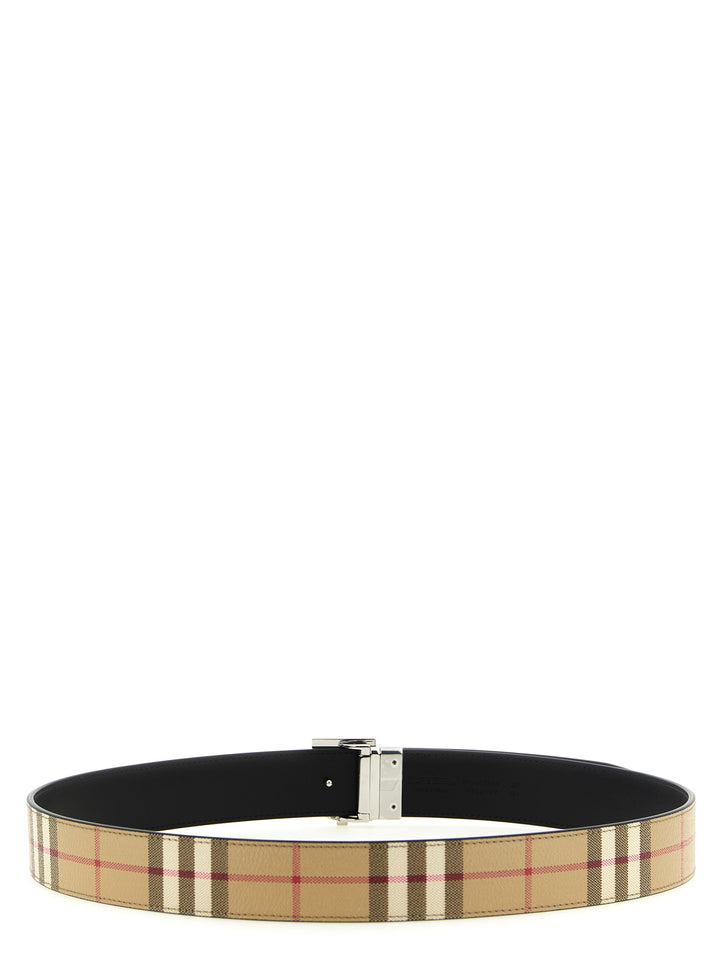 Burberry Logo Buckle Reversible Belt Cinture - Beige | eb06f77f8252109a01eac28fcdc8e372d17ccf73