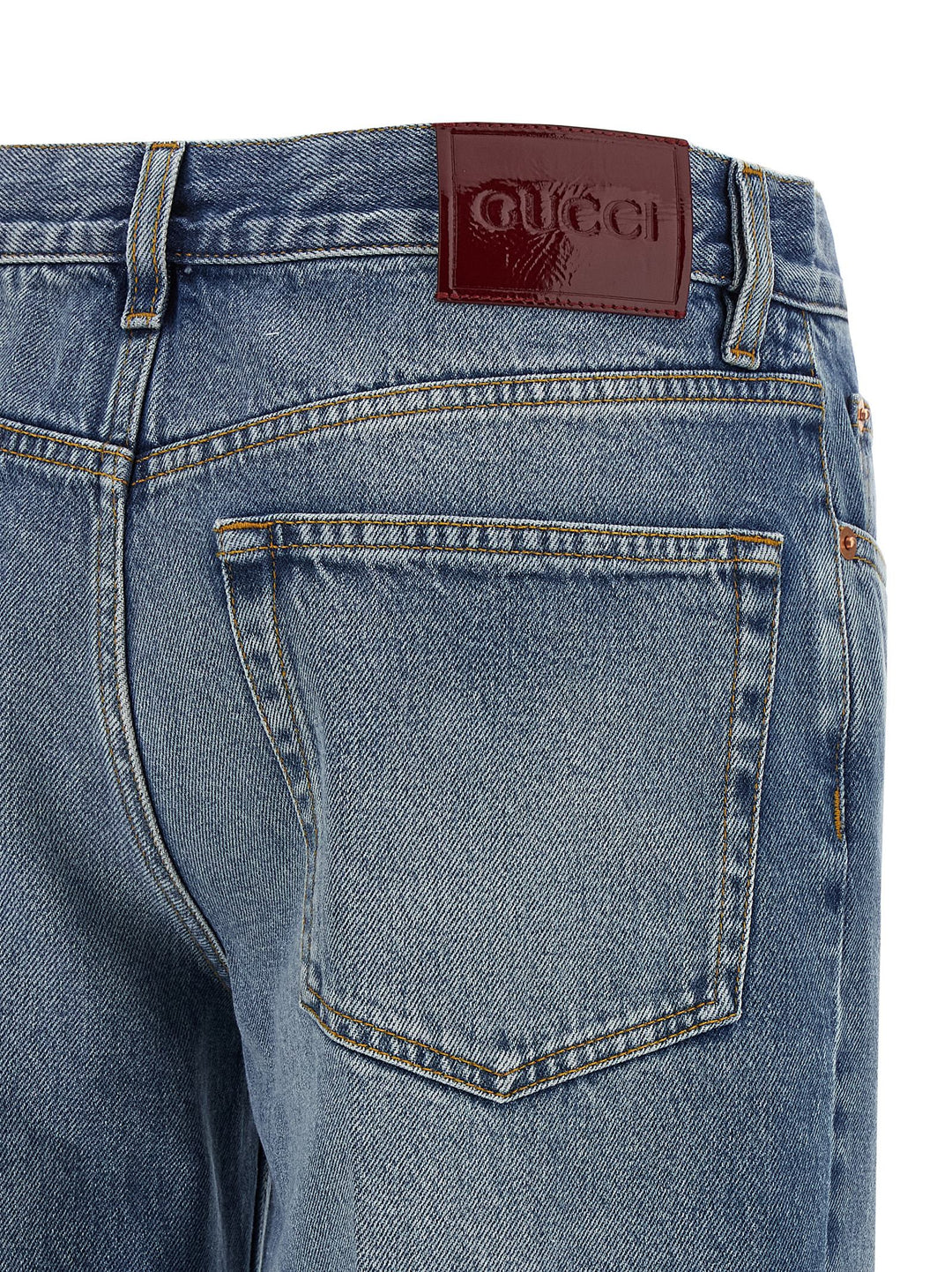 Gucci Straight Leg Jeans - Celeste | c63e25dc4acf81f01e736aaecd2593d30a2ac53a