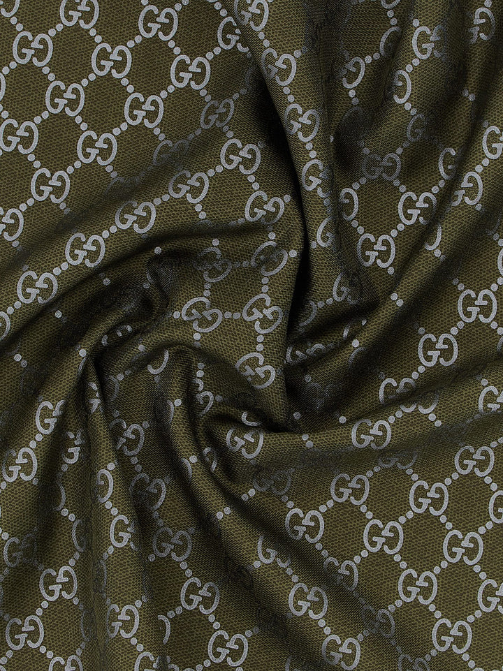 Gucci Fg Foulard Sciarpe - Verde | c083970eb3784b83cb834d4185164e0f0e2e252f