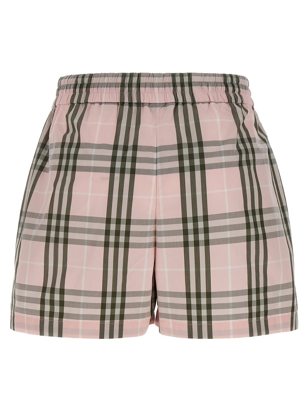 Burberry Evelyn Chk Bermuda e Short - Rosa | 500c1c602c46126b9ce4a2ddc7cbd1238e15208b