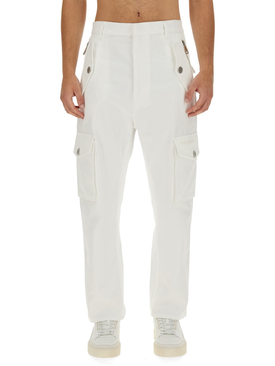 Balmain Pantaloni - Bianco | Wanan Luxury
