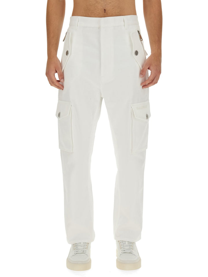 Balmain Pantaloni - Bianco | Wanan Luxury