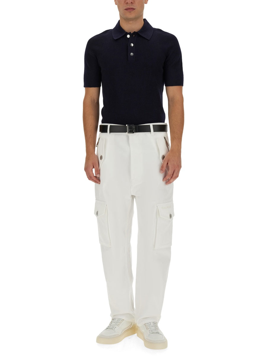 Balmain Pantaloni - Bianco | Wanan Luxury