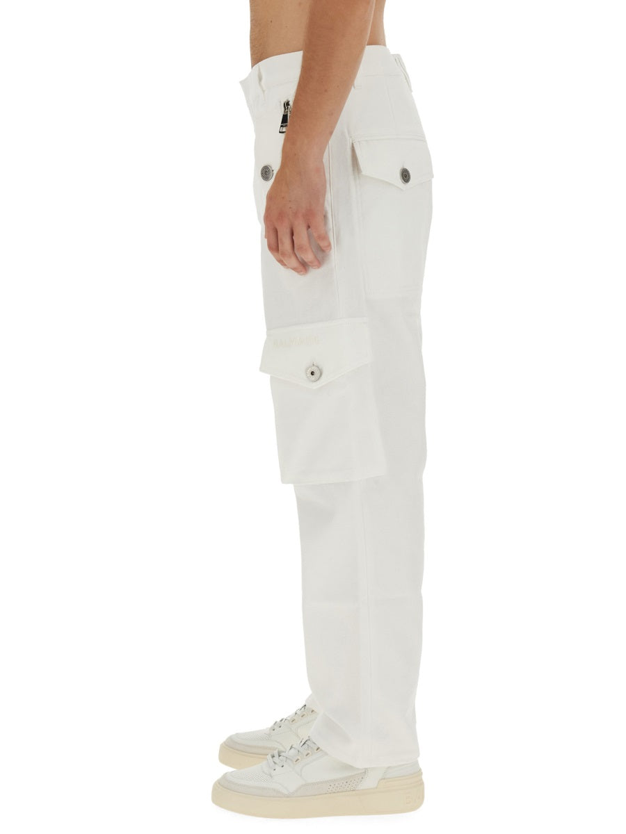 Balmain Pantaloni - Bianco | Wanan Luxury