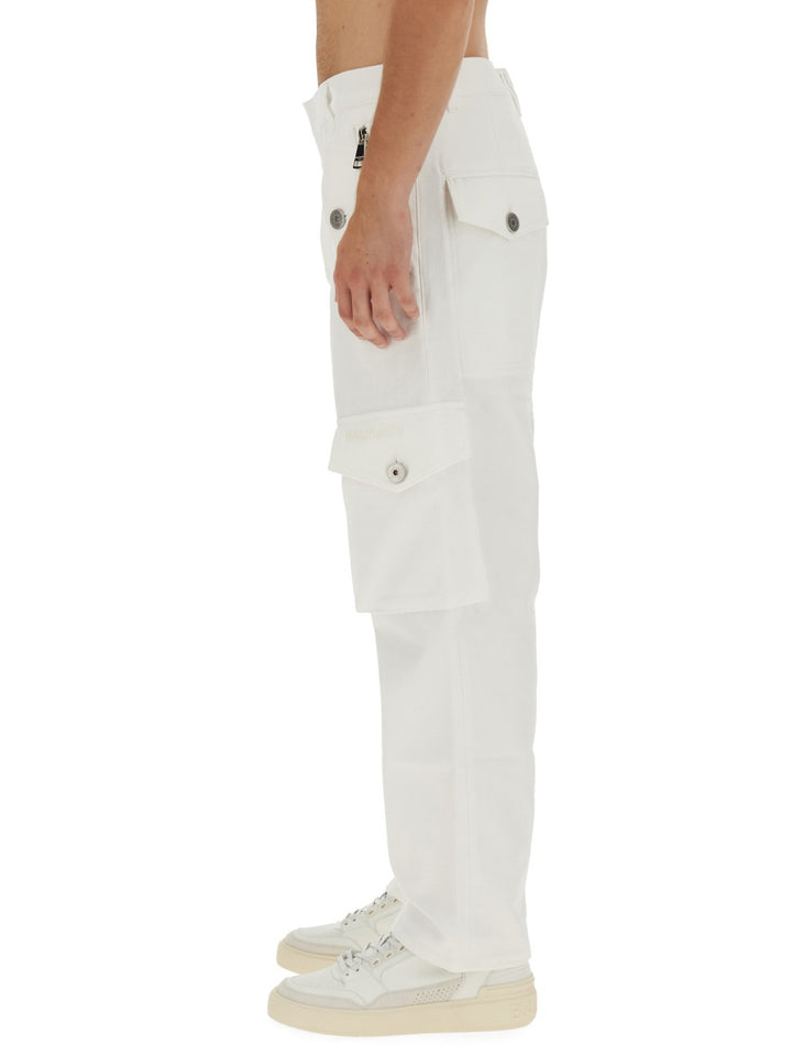 Balmain Pantaloni - Bianco | Wanan Luxury