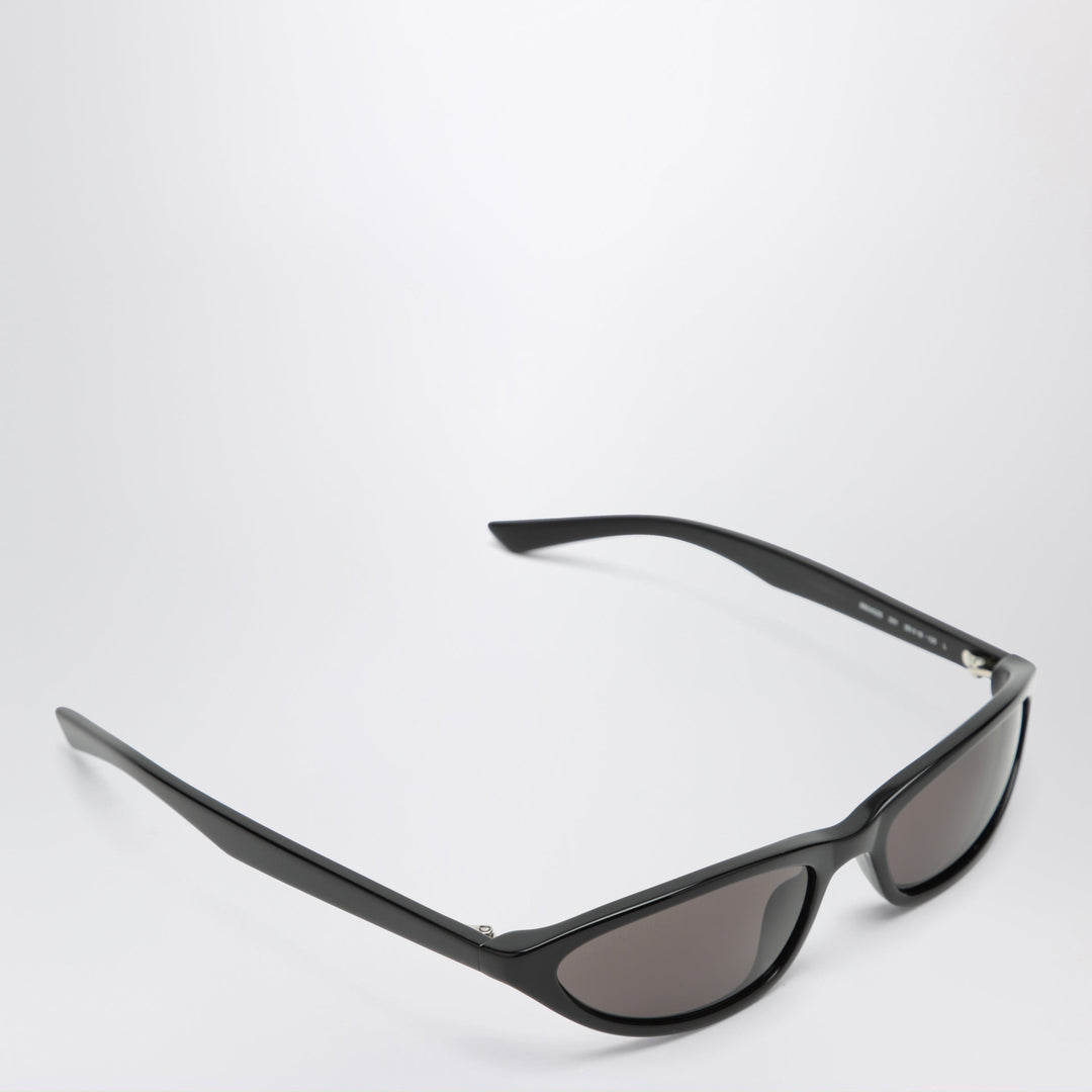 Balenciaga Neo Oval 2.0 Schwarze Acetat-Sonnenbrille