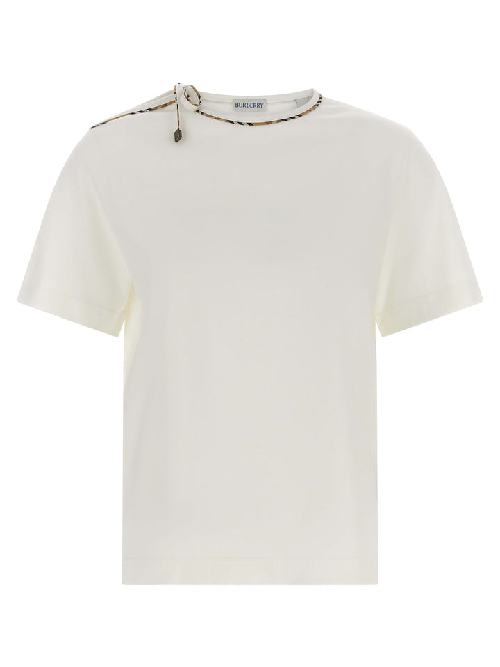 Burberry Frankie Bow T shirt - Bianco | 6a06c36caef0c04991d97bc12dfd2929364ff105