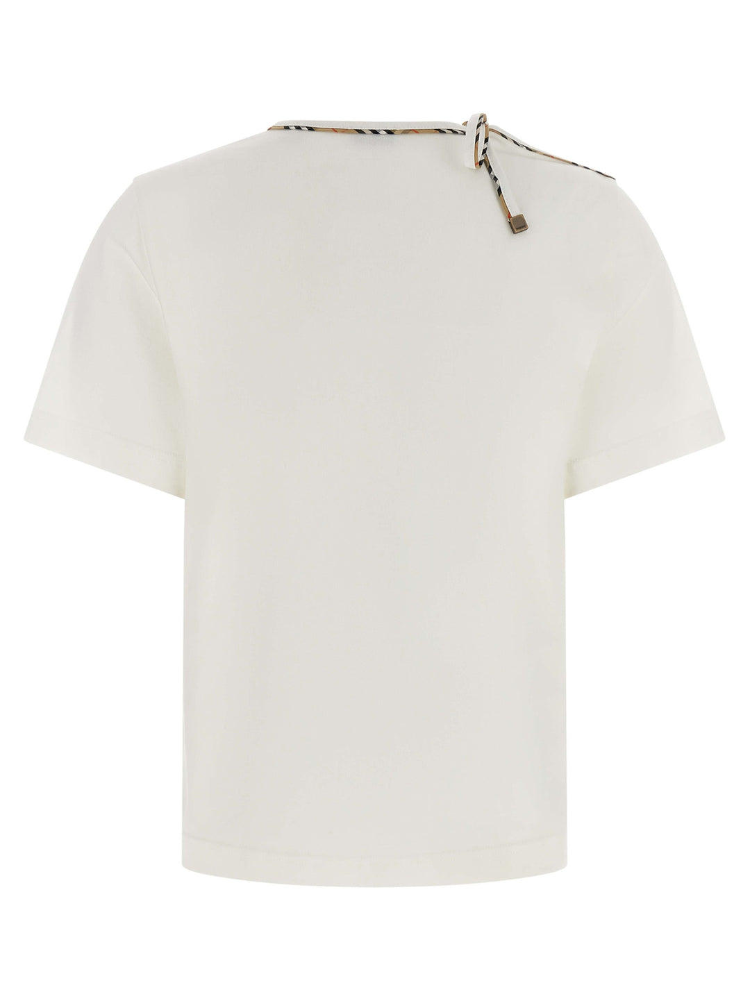 Burberry Frankie Bow T shirt - Bianco | 986e8d78ef455da6f0011416d526526280826c46