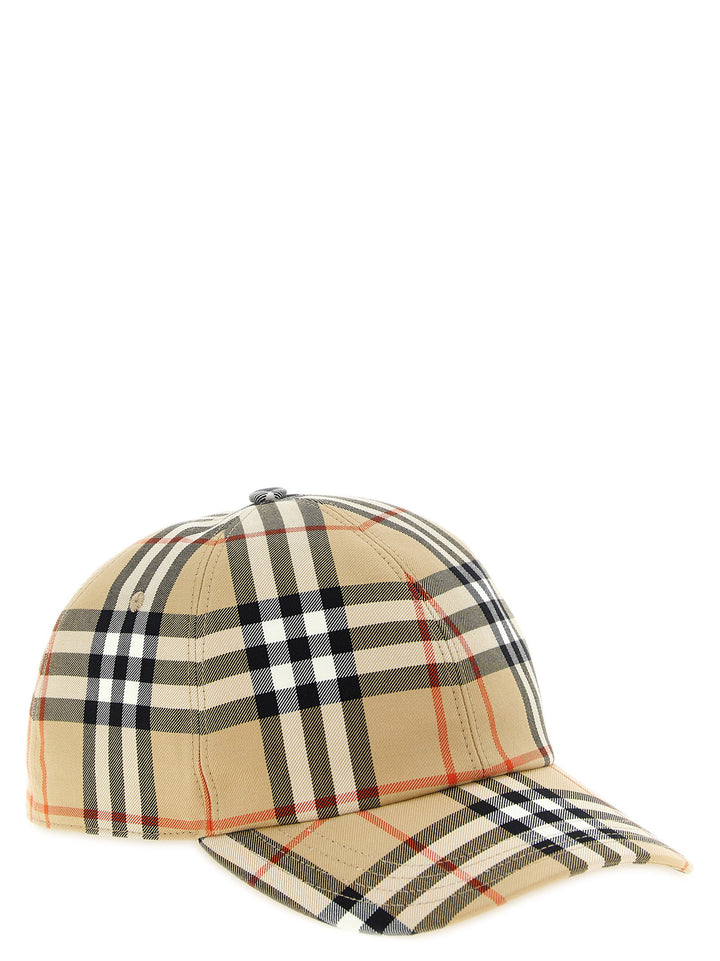 Burberry Burberry Check Cap Cappelli - Beige | f50fcce69be6f1014b1f185d8fbfcff482b13619