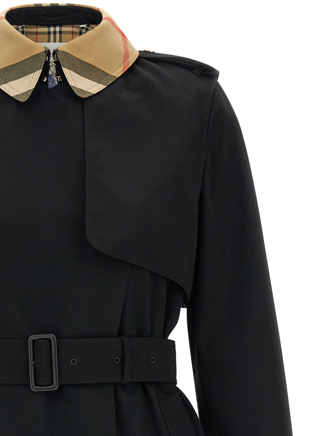 Burberry Sandridge Trench e Impermeabili - Nero | 42becb3002cc6a6179bbbc3ade841839a3201a3c