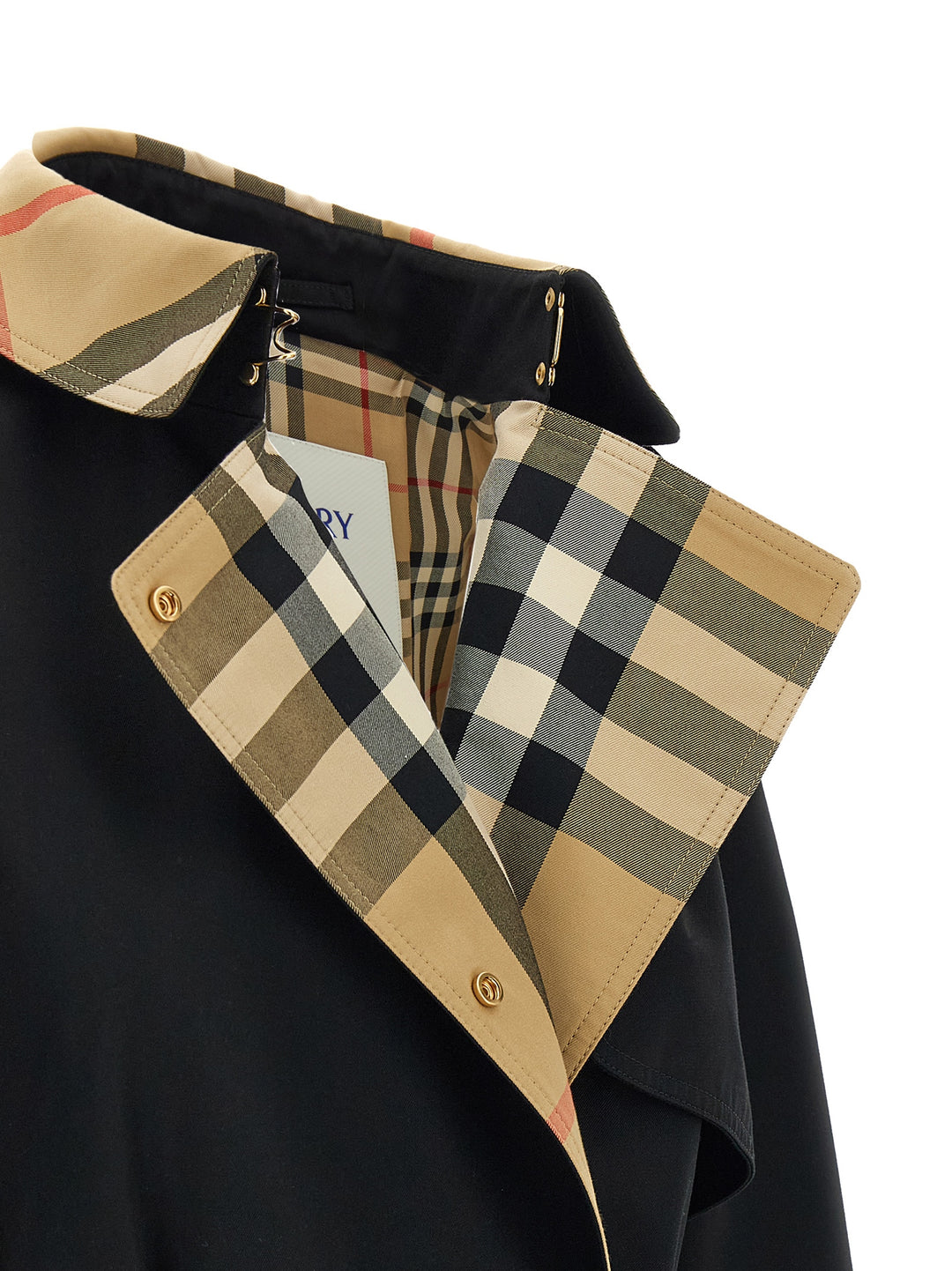 Burberry Sandridge Trench e Impermeabili - Nero | 46ebff071783ca2e5145ef07f5c106afae7e6a0e