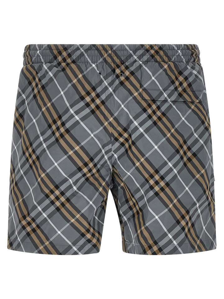 Burberry Swim Check Bermuda e Short - Blu | 764b997146a0b6fc72a3f8c451606f3e4ae20637