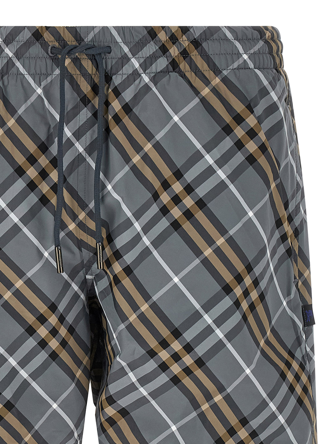 Burberry Swim Check Bermuda e Short - Blu | 764a98a2be5e884338f65c919b6801f4d5eeefd5