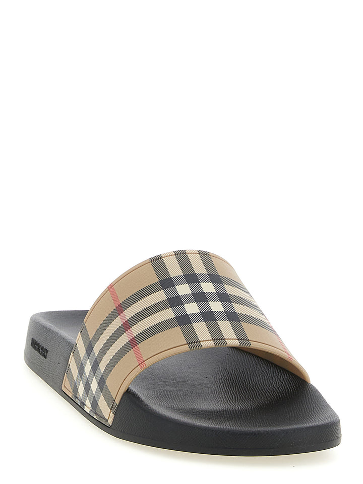 Burberry New Furley Sandali - Beige | 1682b9c386be5e3e55a218c5701b132aad0a4068