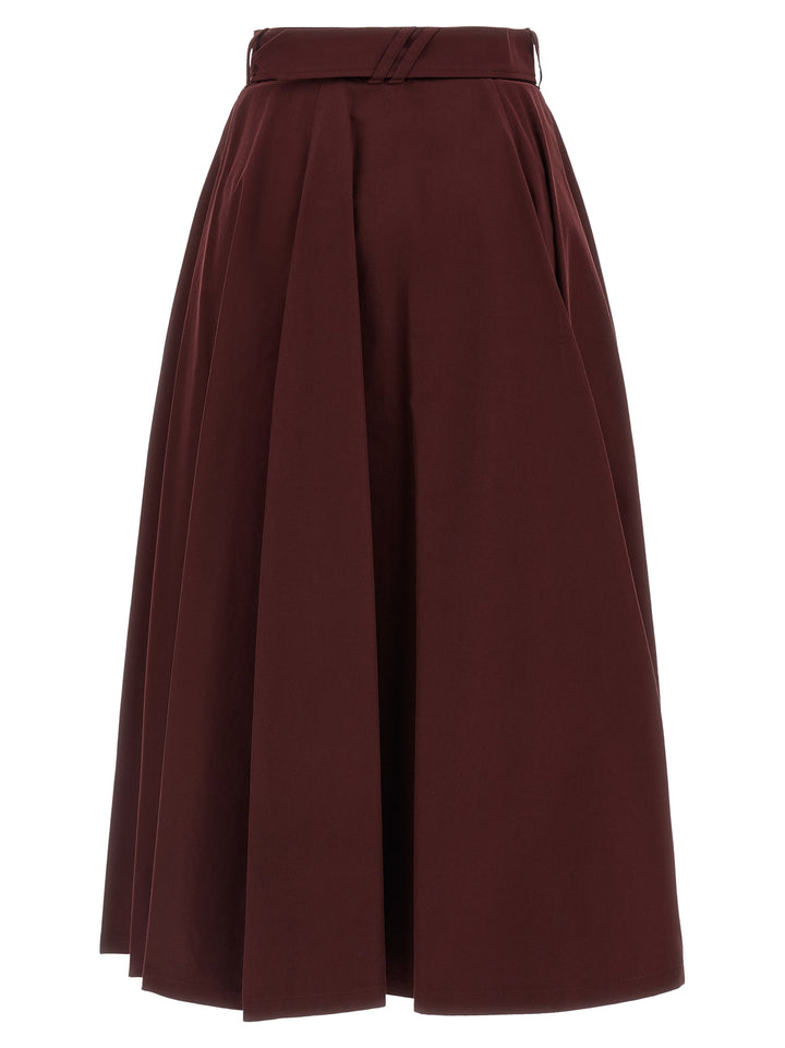 Burberry Gabardine Trench Coat Skirt Gonne - Bordeaux | 181c4fe767bd1298560a7cca5575cef0b4c2c0cf