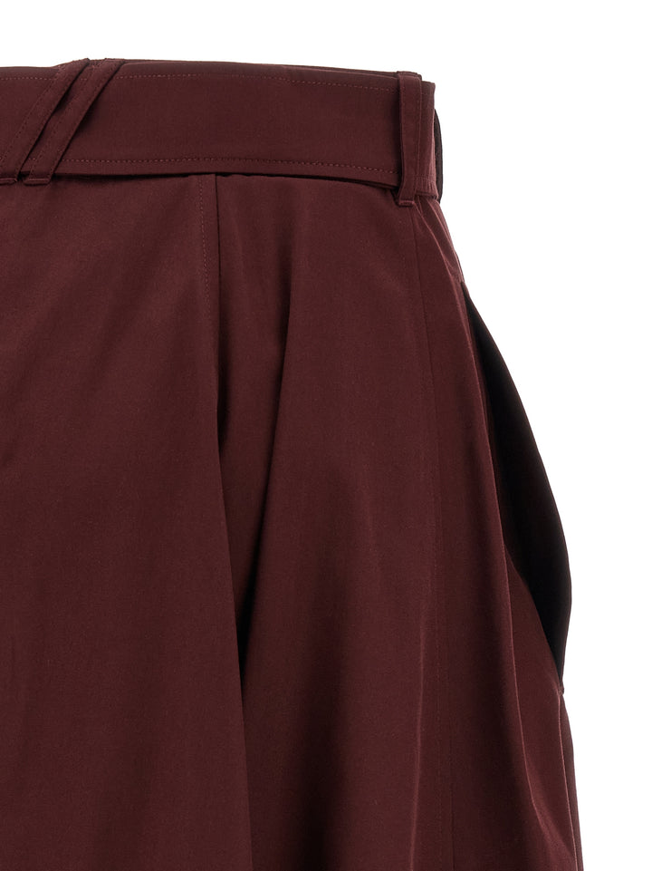 Burberry Gabardine Trench Coat Skirt Gonne - Bordeaux | 28b4fcab5cbaa42c61cb2e8a446cce1ce6f4d4a2
