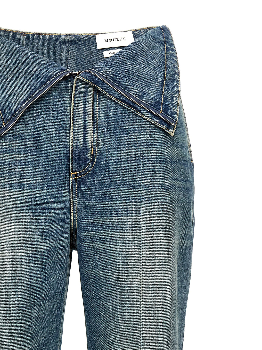 Mcqueen Denim Pants Jeans - Blu | 6e0fb849a61be2c4eb7b7a6d27279f66ab208cf4