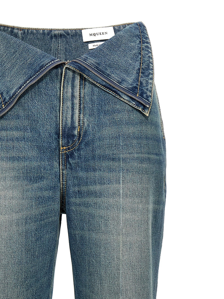 Mcqueen Denim Pants Jeans - Blu | 6e0fb849a61be2c4eb7b7a6d27279f66ab208cf4